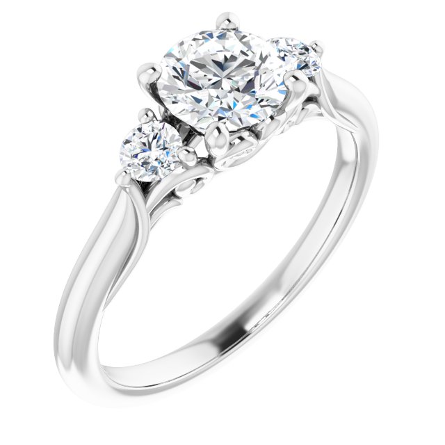 Accented Engagement Ring