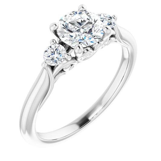 Accented Engagement Ring