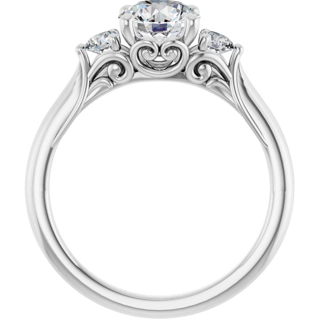 Accented Engagement Ring