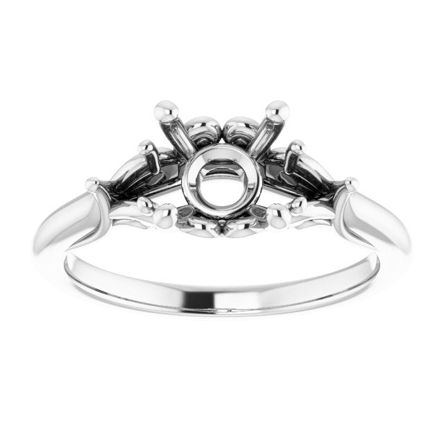 Accented Engagement Ring