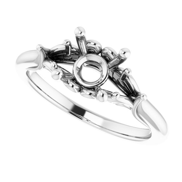 Accented Engagement Ring