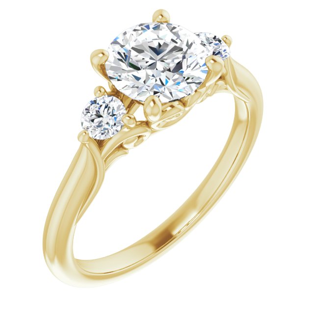 Accented Engagement Ring