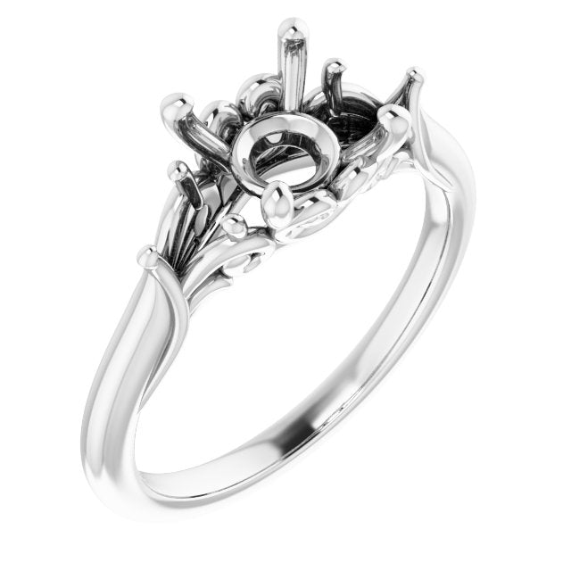 Accented Engagement Ring