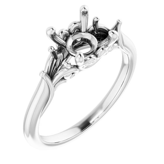 Accented Engagement Ring
