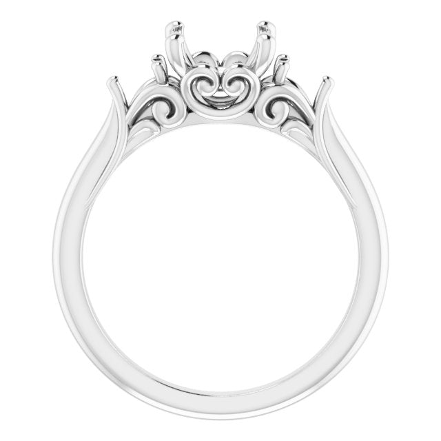 Accented Engagement Ring