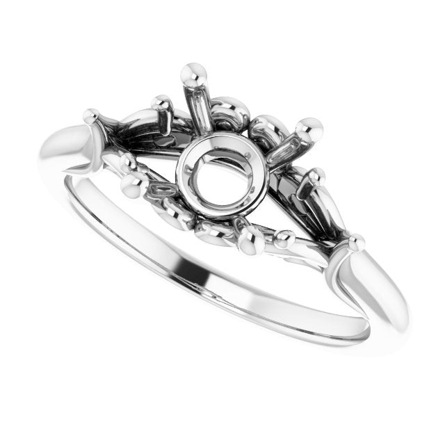 Accented Engagement Ring