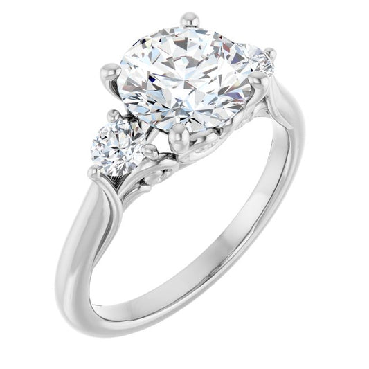 Accented Engagement Ring