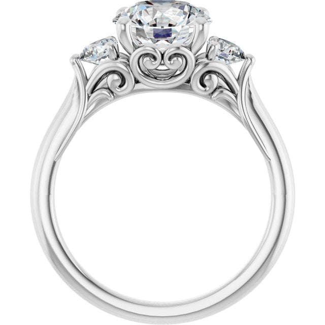 Accented Engagement Ring
