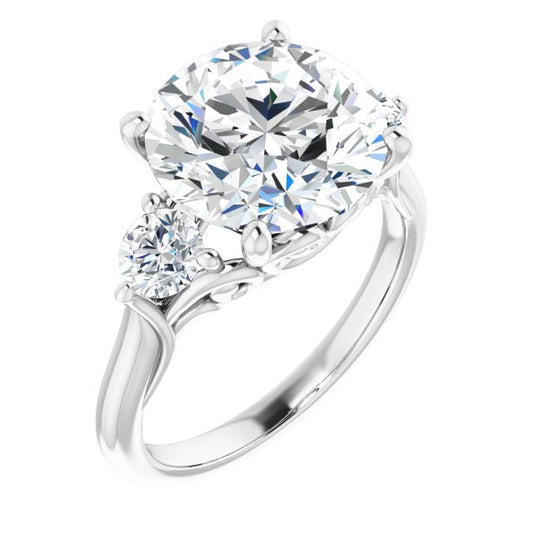Accented Engagement Ring
