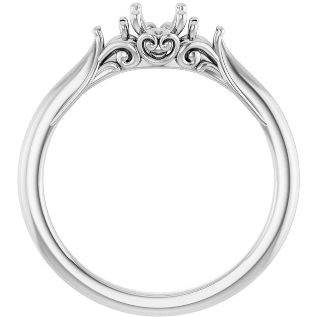 Accented Engagement Ring