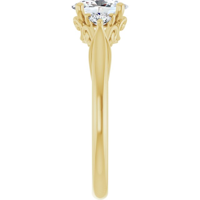 Accented Engagement Ring