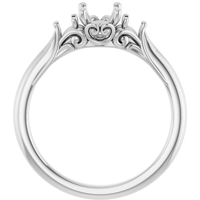 Accented Engagement Ring