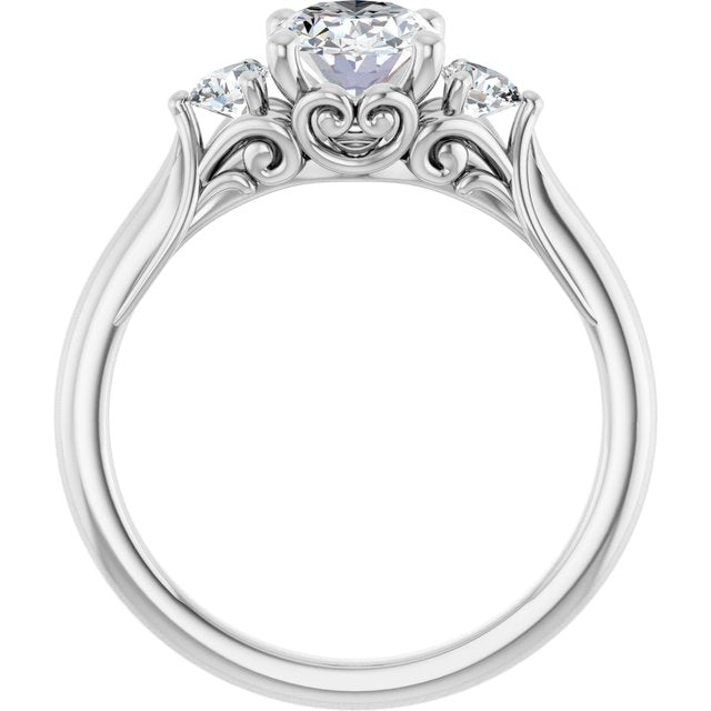 Accented Engagement Ring