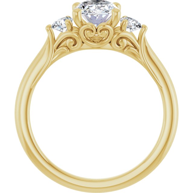 Accented Engagement Ring