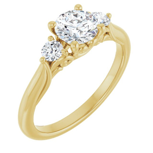 Accented Engagement Ring