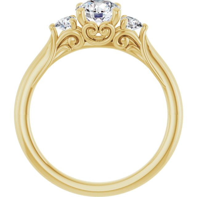 Accented Engagement Ring
