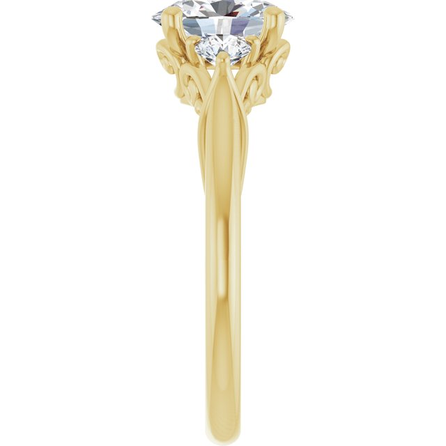 Accented Engagement Ring