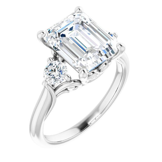 Accented Engagement Ring