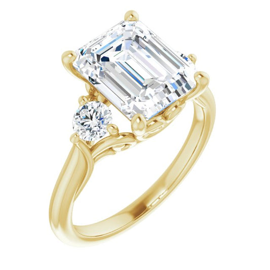 Accented Engagement Ring