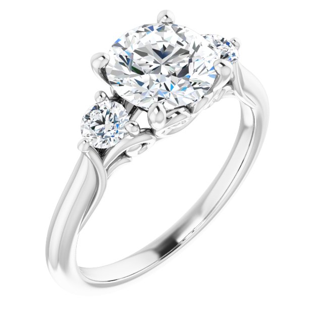 Accented Engagement Ring