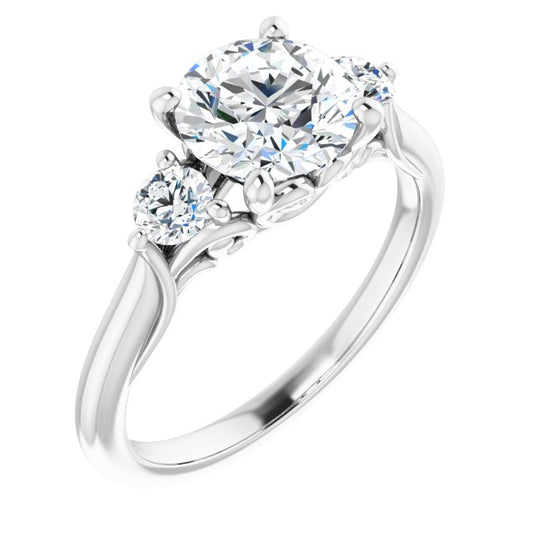 Accented Engagement Ring