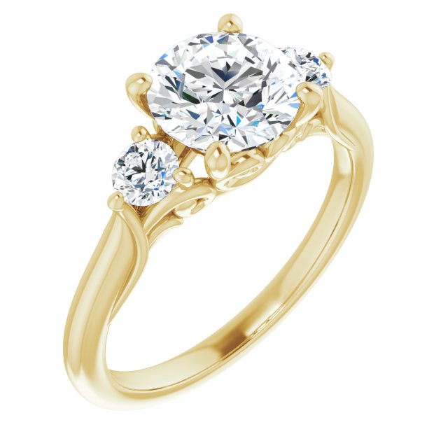 Accented Engagement Ring