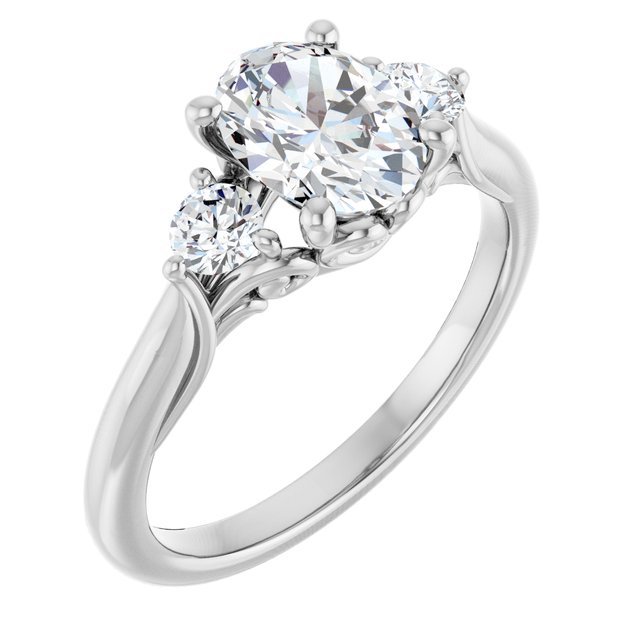Accented Engagement Ring