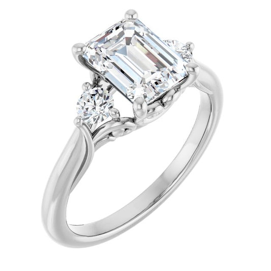 Accented Engagement Ring