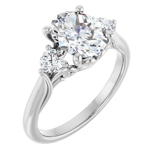 Accented Engagement Ring