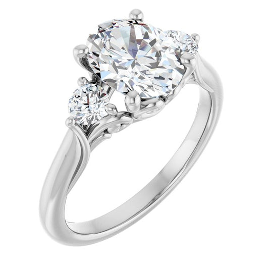 Accented Engagement Ring