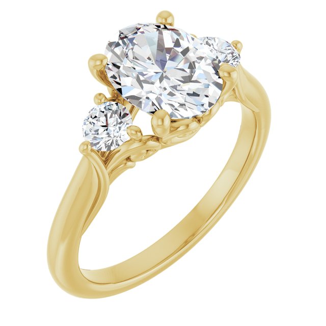Accented Engagement Ring