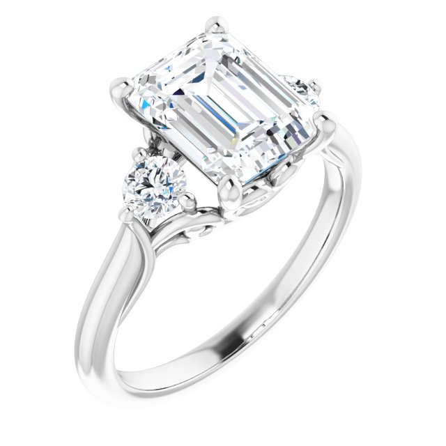 Accented Engagement Ring