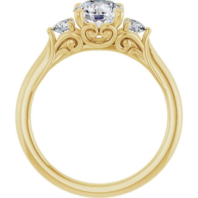 Accented Engagement Ring