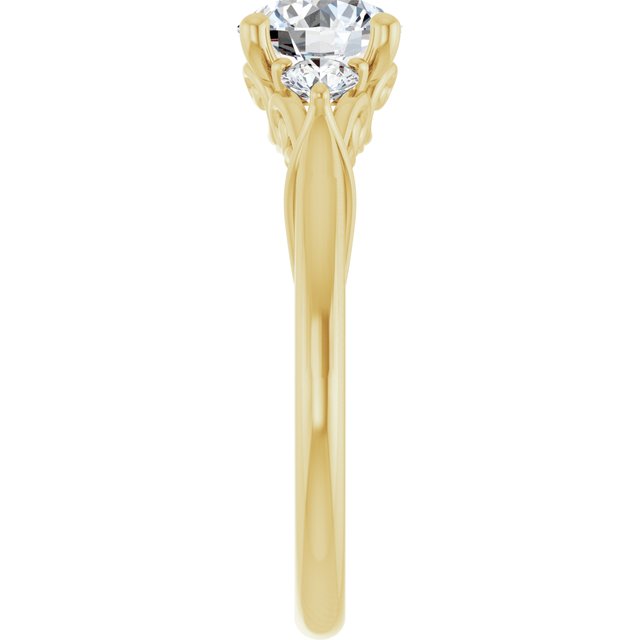 Accented Engagement Ring