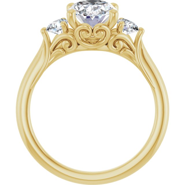 Accented Engagement Ring