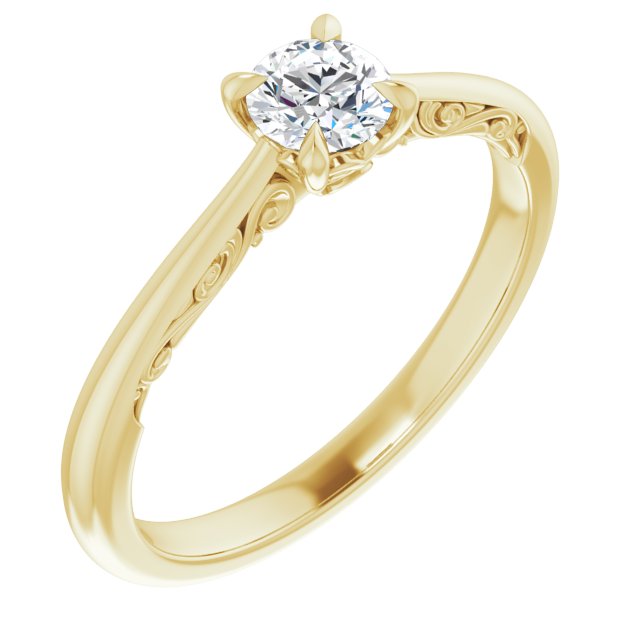 Accented Engagement Ring