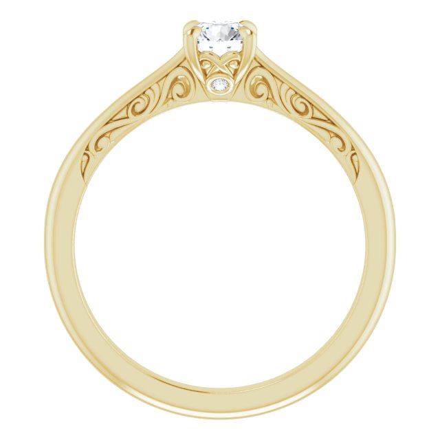 Accented Engagement Ring