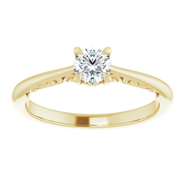 Accented Engagement Ring
