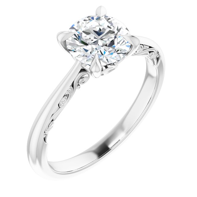 Accented Engagement Ring