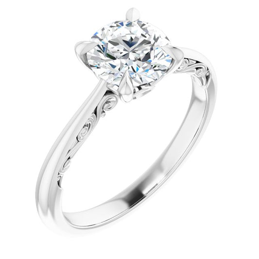 Accented Engagement Ring