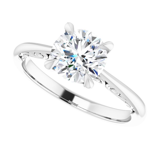 Accented Engagement Ring