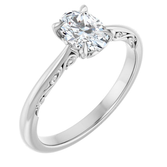 Accented Engagement Ring