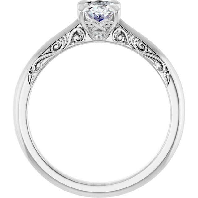 Accented Engagement Ring