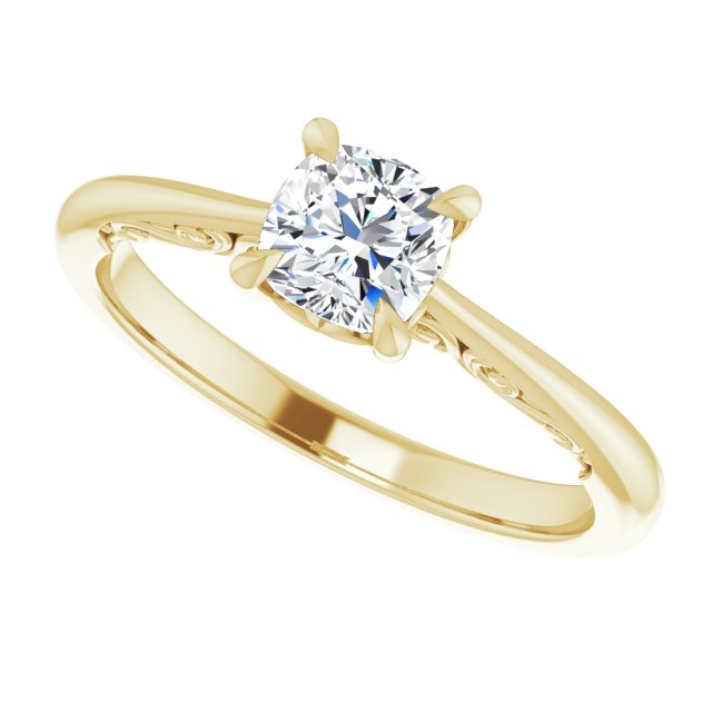 Accented Engagement Ring