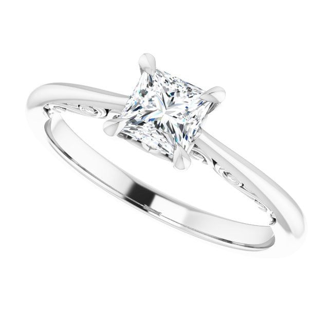 Accented Engagement Ring