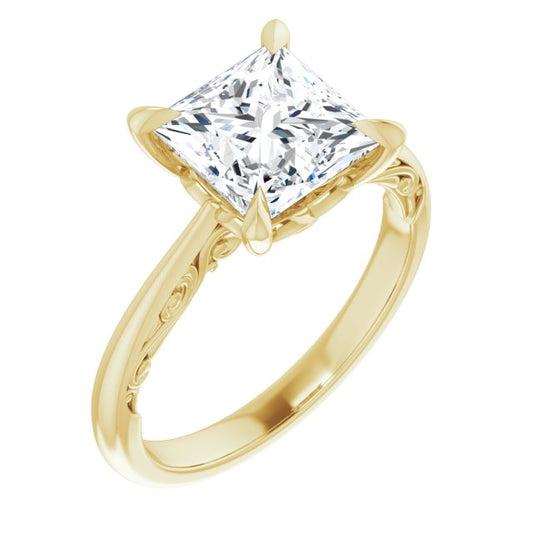 Accented Engagement Ring