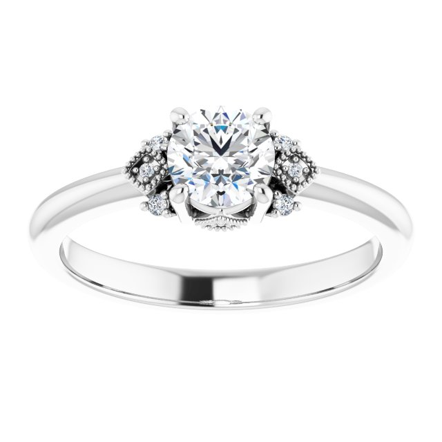 Accented Engagement Ring