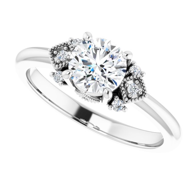 Accented Engagement Ring
