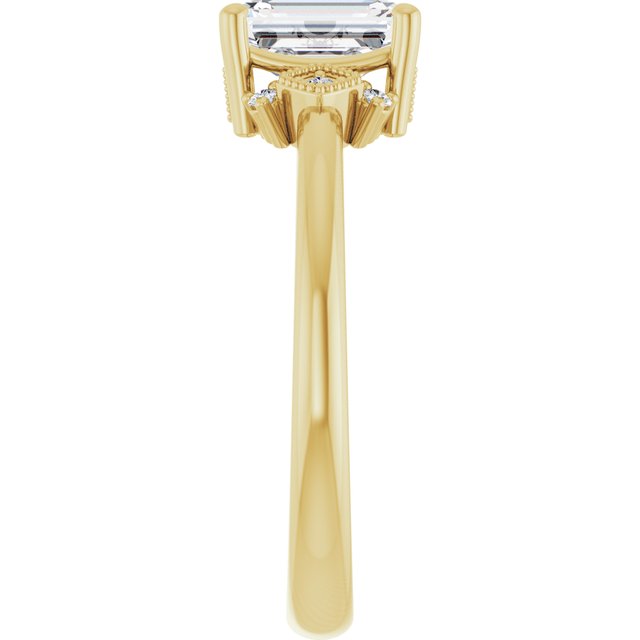 Accented Engagement Ring