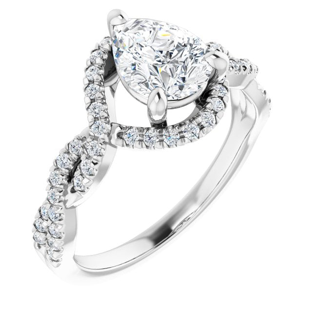 Halo-Style Engagement Ring